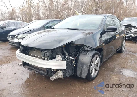 2015 Dodge Dart Sxt из США, поврежденный, VIN 1C3CDFBBXFD302162